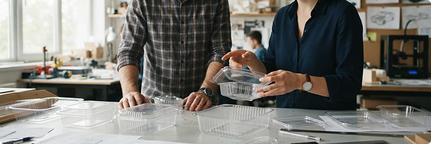 Visuel conceptuel d’un examen de prototype d’emballage